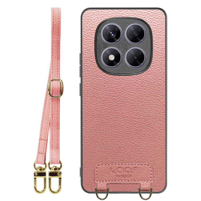 [ LOOF LUXURY-SHELL SHOULDER ] Redmi Note 14 Pro 5G Xiaomi シャオミ ショルダーストラップ付き シンプルでスマート 本革 シェル型ケース ショルダー ストラップ スマホショルダー [ Redmi Note 14 Pro 5G ]