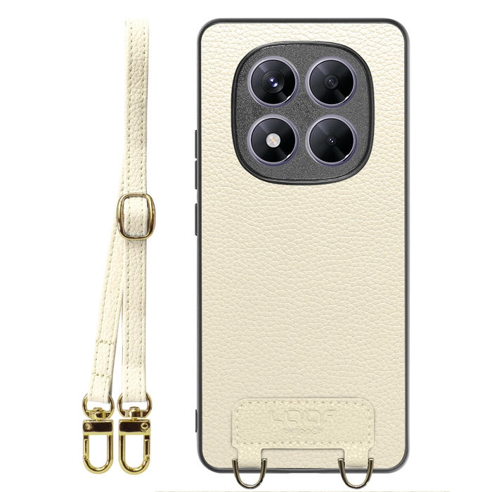 [ LOOF LUXURY-SHELL SHOULDER ] Redmi Note 14 Pro 5G Xiaomi シャオミ ショルダーストラップ付き シンプルでスマート 本革 シェル型ケース ショルダー ストラップ スマホショルダー [ Redmi Note 14 Pro 5G ]