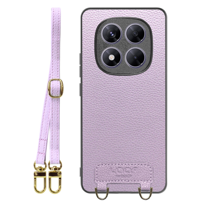 [ LOOF LUXURY-SHELL SHOULDER ] Redmi Note 14 Pro 5G Xiaomi シャオミ ショルダーストラップ付き シンプルでスマート 本革 シェル型ケース ショルダー ストラップ スマホショルダー [ Redmi Note 14 Pro 5G ]
