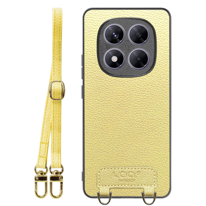 [ LOOF LUXURY-SHELL SHOULDER ] Redmi Note 14 Pro 5G Xiaomi シャオミ ショルダーストラップ付き シンプルでスマート 本革 シェル型ケース ショルダー ストラップ スマホショルダー [ Redmi Note 14 Pro 5G ]