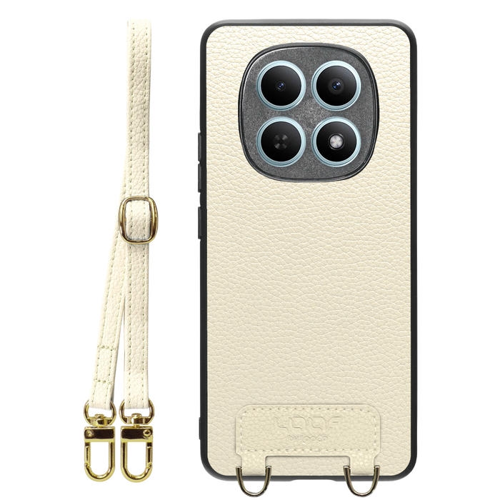 [ LOOF LUXURY-SHELL SHOULDER ] REDMI Note 15 5G Xiaomi 25098RA98G ショルダーストラップ付き シンプルでスマート 本革 シェル型ケース ショルダー ストラップ スマホショルダー [ REDMI Note 15 5G ]