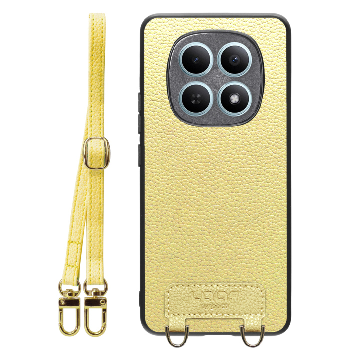 [ LOOF LUXURY-SHELL SHOULDER ] REDMI Note 15 5G Xiaomi 25098RA98G ショルダーストラップ付き シンプルでスマート 本革 シェル型ケース ショルダー ストラップ スマホショルダー [ REDMI Note 15 5G ]