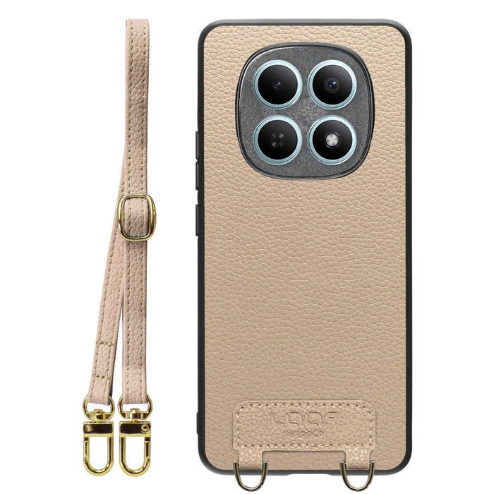 [ LOOF LUXURY-SHELL SHOULDER ] POCO M8 5G Xiaomi 25118PC98G ショルダーストラップ付き シンプルでスマート 本革 シェル型ケース ショルダー ストラップ スマホショルダー [ POCO M8 5G ]