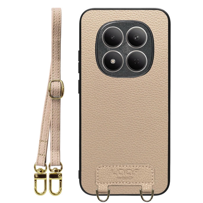 [ LOOF LUXURY-SHELL SHOULDER ] REDMI Note 15 Pro 5G Xiaomi ショルダーストラップ付き シンプルでスマート 本革 シェル型ケース ショルダー ストラップ スマホショルダー [ REDMI Note 15 Pro 5G ]