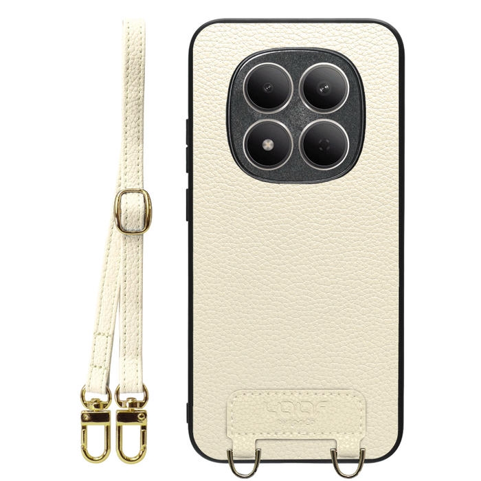 [ LOOF LUXURY-SHELL SHOULDER ] REDMI Note 15 Pro 5G Xiaomi ショルダーストラップ付き シンプルでスマート 本革 シェル型ケース ショルダー ストラップ スマホショルダー [ REDMI Note 15 Pro 5G ]