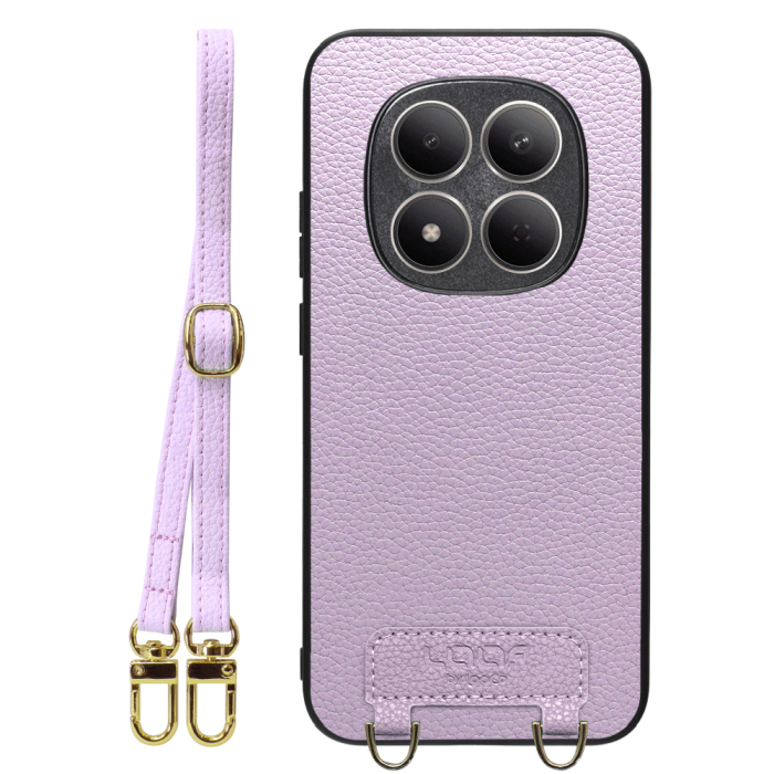 [ LOOF LUXURY-SHELL SHOULDER ] REDMI Note 15 Pro 5G Xiaomi ショルダーストラップ付き シンプルでスマート 本革 シェル型ケース ショルダー ストラップ スマホショルダー [ REDMI Note 15 Pro 5G ]