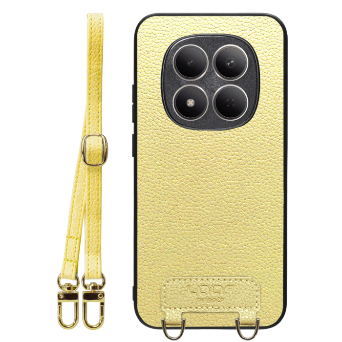 [ LOOF LUXURY-SHELL SHOULDER ] REDMI Note 15 Pro 5G Xiaomi ショルダーストラップ付き シンプルでスマート 本革 シェル型ケース ショルダー ストラップ スマホショルダー [ REDMI Note 15 Pro 5G ]