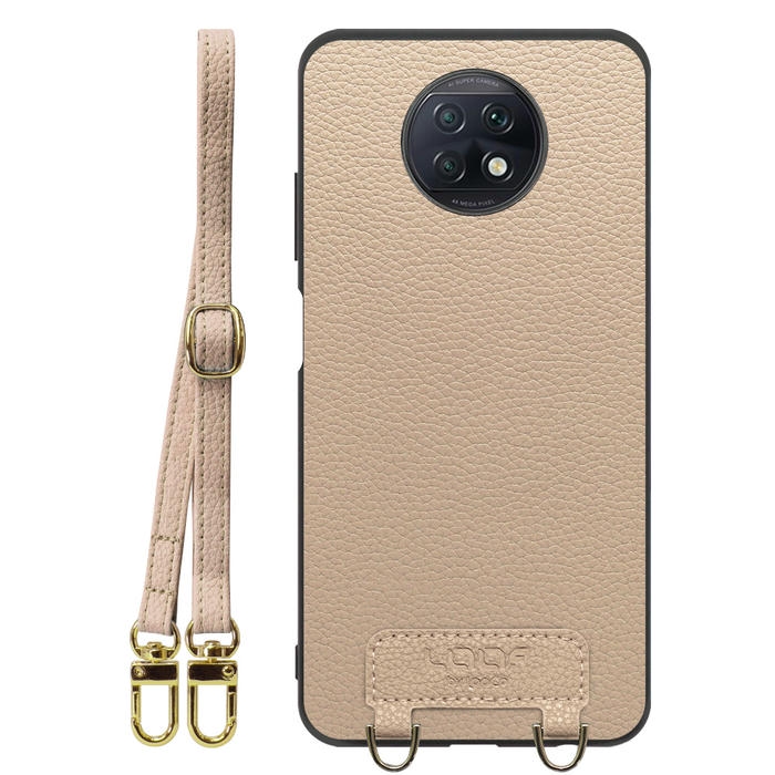 [ LOOF LUXURY-SHELL SHOULDER ] Xiaomi Redmi Note 9T redminote9t redminote note9t ショルダーストラップ付き シンプルでスマート 本革 シェル型ケース ショルダー ストラップ スマホショルダー [ Redmi Note 9T ]