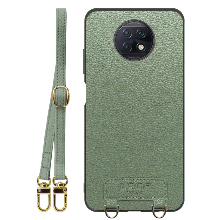 [ LOOF LUXURY-SHELL SHOULDER ] Xiaomi Redmi Note 9T redminote9t redminote note9t ショルダーストラップ付き シンプルでスマート 本革 シェル型ケース ショルダー ストラップ スマホショルダー [ Redmi Note 9T ]