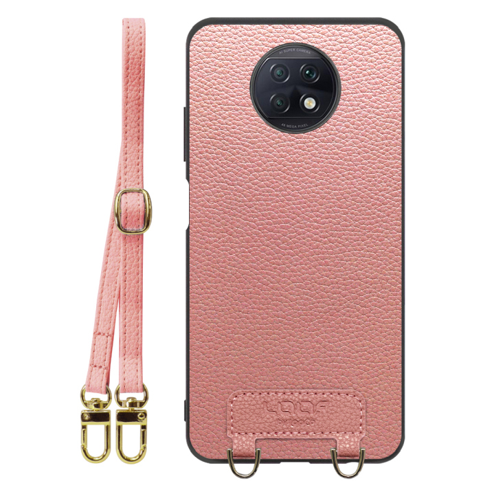 [ LOOF LUXURY-SHELL SHOULDER ] Xiaomi Redmi Note 9T redminote9t redminote note9t ショルダーストラップ付き シンプルでスマート 本革 シェル型ケース ショルダー ストラップ スマホショルダー [ Redmi Note 9T ]