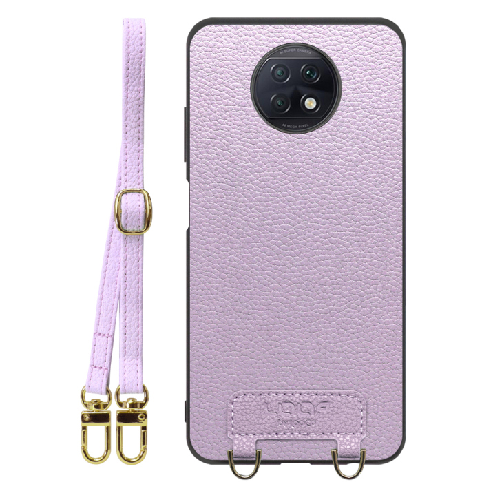 [ LOOF LUXURY-SHELL SHOULDER ] Xiaomi Redmi Note 9T redminote9t redminote note9t ショルダーストラップ付き シンプルでスマート 本革 シェル型ケース ショルダー ストラップ スマホショルダー [ Redmi Note 9T ]