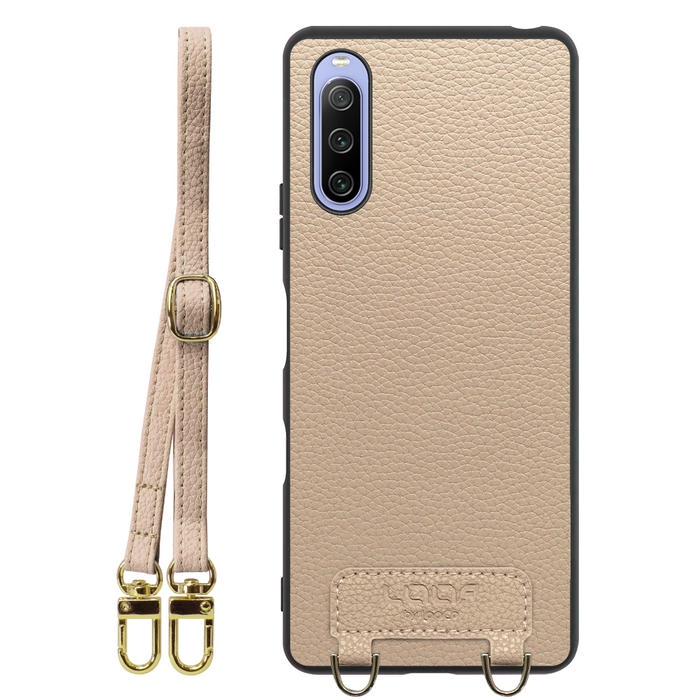 [ LOOF LUXURY-SHELL SHOULDER ] Xperia 10 III /  10 III Lite Xperia10III 10III xperia10 ショルダーストラップ付き シンプルでスマート 本革 シェル型ケース ショルダー ストラップ スマホショルダー [ Xperia 10 III / Lite ]