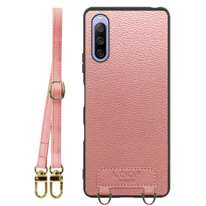 [ LOOF LUXURY-SHELL SHOULDER ] Xperia 10 III /  10 III Lite Xperia10III 10III xperia10 ショルダーストラップ付き シンプルでスマート 本革 シェル型ケース ショルダー ストラップ スマホショルダー [ Xperia 10 III / Lite ]