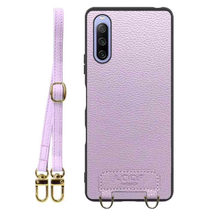 [ LOOF LUXURY-SHELL SHOULDER ] Xperia 10 III /  10 III Lite Xperia10III 10III xperia10 ショルダーストラップ付き シンプルでスマート 本革 シェル型ケース ショルダー ストラップ スマホショルダー [ Xperia 10 III / Lite ]