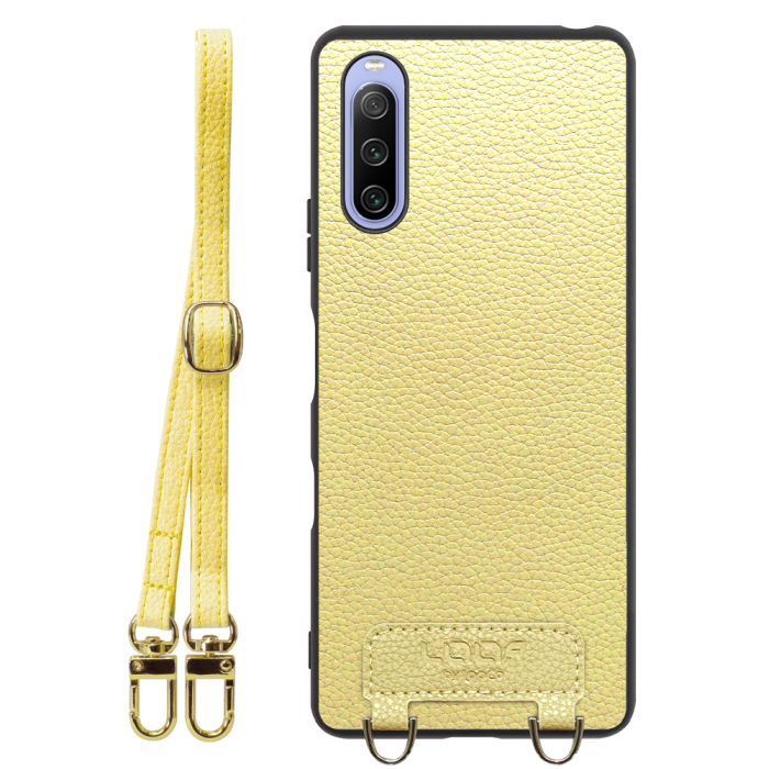 [ LOOF LUXURY-SHELL SHOULDER ] Xperia 10 III /  10 III Lite Xperia10III 10III xperia10 ショルダーストラップ付き シンプルでスマート 本革 シェル型ケース ショルダー ストラップ スマホショルダー [ Xperia 10 III / Lite ]