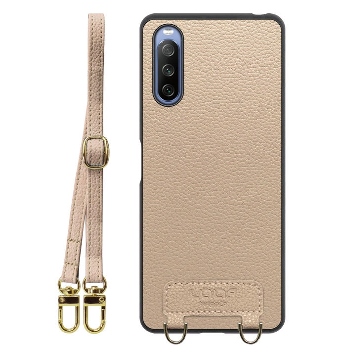 [ LOOF LUXURY-SHELL SHOULDER ] Xperia 10 IV SO-52C / SOG07  xperia10Ⅳ 10Ⅳ xperia10 ショルダーストラップ付き シンプルでスマート 本革 シェル型ケース ショルダー ストラップ スマホショルダー [ Xperia 10 IV ]
