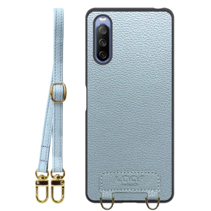 [ LOOF LUXURY-SHELL SHOULDER ] Xperia 10 IV SO-52C / SOG07  xperia10Ⅳ 10Ⅳ xperia10 ショルダーストラップ付き シンプルでスマート 本革 シェル型ケース ショルダー ストラップ スマホショルダー [ Xperia 10 IV ]