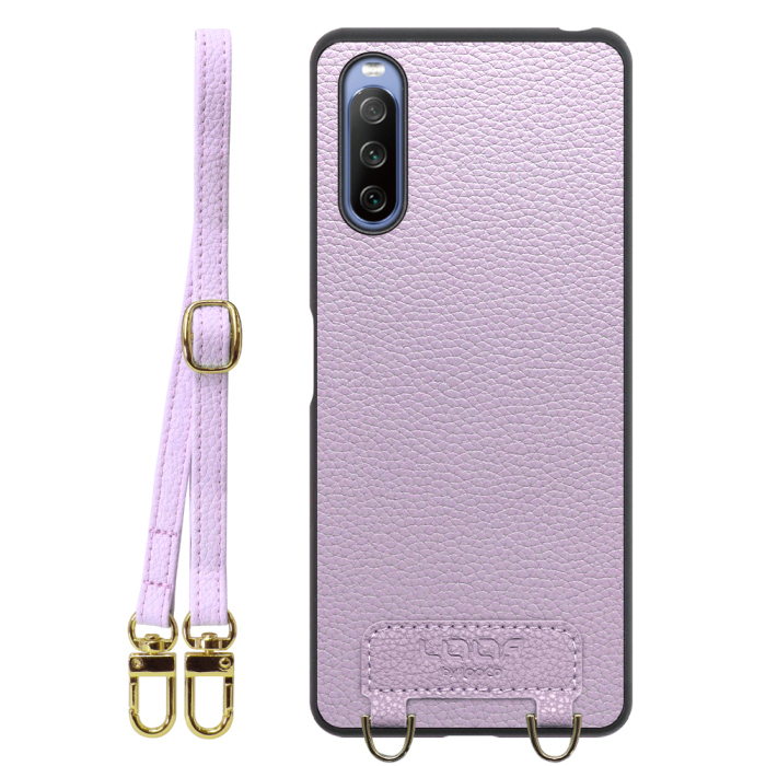 [ LOOF LUXURY-SHELL SHOULDER ] Xperia 10 IV SO-52C / SOG07  xperia10Ⅳ 10Ⅳ xperia10 ショルダーストラップ付き シンプルでスマート 本革 シェル型ケース ショルダー ストラップ スマホショルダー [ Xperia 10 IV ]