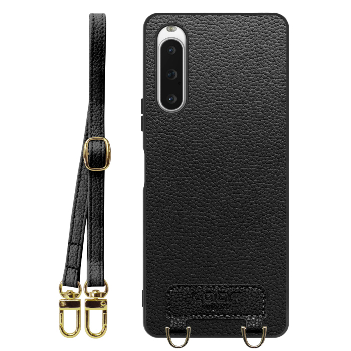 [ LOOF LUXURY-SHELL SHOULDER ] Xperia 10 V SOG11 / SO-52D 10V xperia10V ショルダーストラップ付き シンプルでスマート 本革 シェル型ケース ショルダー ストラップ スマホショルダー [ Xperia 10 V ]