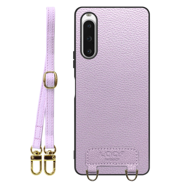 [ LOOF LUXURY-SHELL SHOULDER ] Xperia 10 V SOG11 / SO-52D 10V xperia10V ショルダーストラップ付き シンプルでスマート 本革 シェル型ケース ショルダー ストラップ スマホショルダー [ Xperia 10 V ]