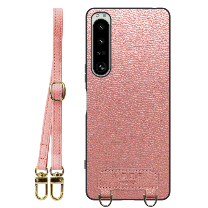 [ LOOF LUXURY-SHELL SHOULDER ] Xperia 1 IV SO-51C / SOG06 xperia1Ⅳ 1Ⅳ xperia1 ショルダーストラップ付き シンプルでスマート 本革 シェル型ケース ショルダー ストラップ スマホショルダー [ Xperia 1 IV ]