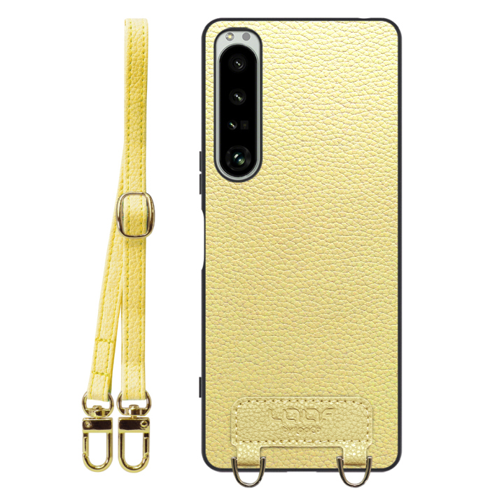 [ LOOF LUXURY-SHELL SHOULDER ] Xperia 1 IV SO-51C / SOG06 xperia1Ⅳ 1Ⅳ xperia1 ショルダーストラップ付き シンプルでスマート 本革 シェル型ケース ショルダー ストラップ スマホショルダー [ Xperia 1 IV ]