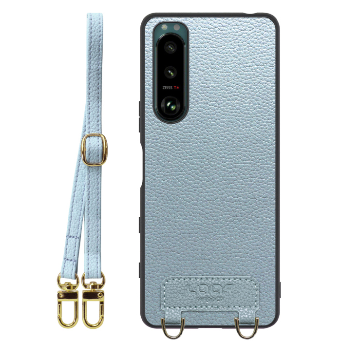 [ LOOF LUXURY-SHELL SHOULDER ] Xperia 5 III  Xperia5Ⅲ 5Ⅲ xperia5 ショルダーストラップ付き シンプルでスマート 本革 シェル型ケース ショルダー ストラップ スマホショルダー [ Xperia 5 III ]