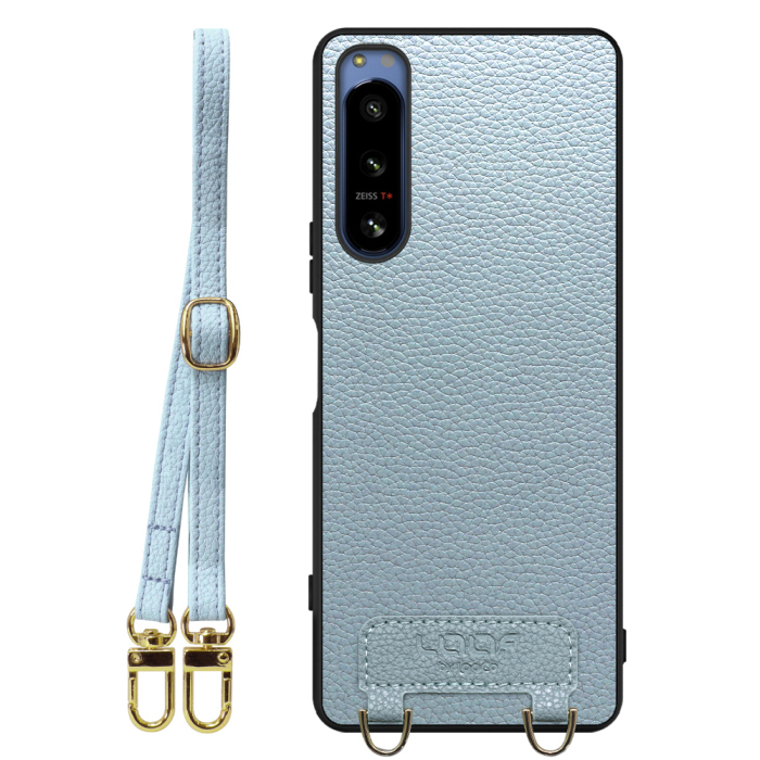 [ LOOF LUXURY-SHELL SHOULDER ] Xperia 5 IV SOG09 / SO-54C xperia5Ⅳ 5Ⅳ xperia5 ショルダーストラップ付き シンプルでスマート 本革 シェル型ケース ショルダー ストラップ スマホショルダー [ Xperia 5 IV ]