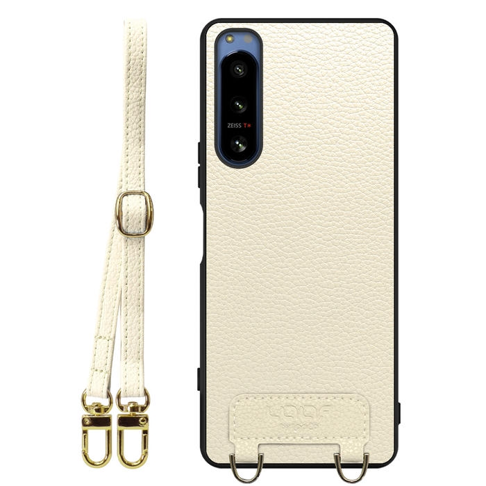[ LOOF LUXURY-SHELL SHOULDER ] Xperia 5 IV SOG09 / SO-54C xperia5Ⅳ 5Ⅳ xperia5 ショルダーストラップ付き シンプルでスマート 本革 シェル型ケース ショルダー ストラップ スマホショルダー [ Xperia 5 IV ]
