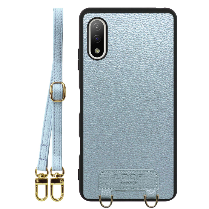 [ LOOF LUXURY-SHELL SHOULDER ] Xperia Ace II SO-41B aceⅡ ace2 ショルダーストラップ付き シンプルでスマート 本革 シェル型ケース ショルダー ストラップ スマホショルダー [ Xperia Ace Ⅱ ]
