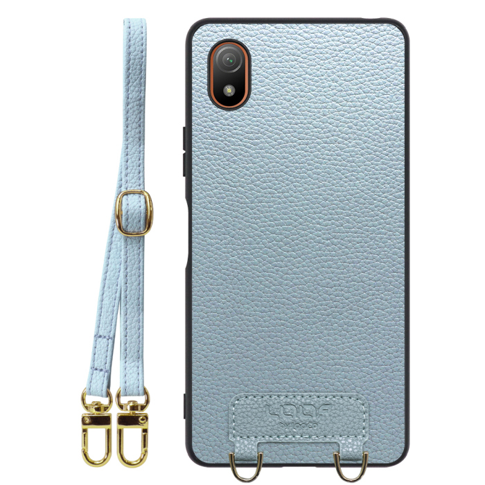 [ LOOF LUXURY-SHELL SHOULDER ] Xperia Ace III SO-53C / SOG08 aceⅢ ace3 ショルダーストラップ付き シンプルでスマート 本革 シェル型ケース ショルダー ストラップ スマホショルダー [ Xperia Ace III ]