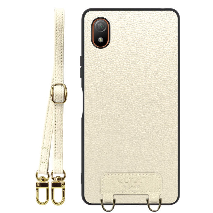 [ LOOF LUXURY-SHELL SHOULDER ] Xperia Ace III SO-53C / SOG08 aceⅢ ace3 ショルダーストラップ付き シンプルでスマート 本革 シェル型ケース ショルダー ストラップ スマホショルダー [ Xperia Ace III ]