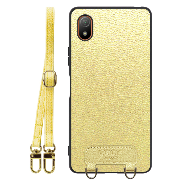 [ LOOF LUXURY-SHELL SHOULDER ] Xperia Ace III SO-53C / SOG08 aceⅢ ace3 ショルダーストラップ付き シンプルでスマート 本革 シェル型ケース ショルダー ストラップ スマホショルダー [ Xperia Ace III ]