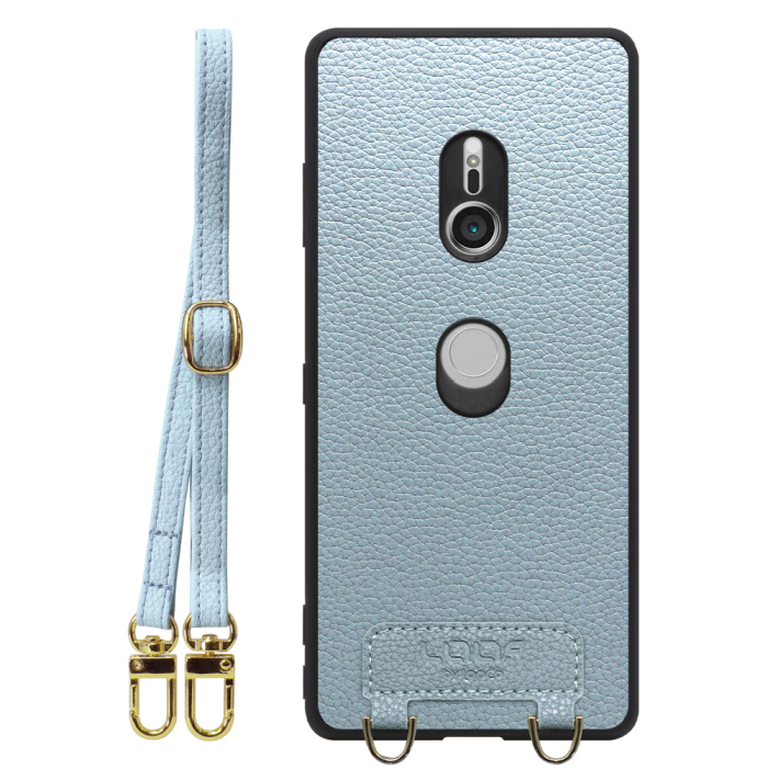 [ LOOF LUXURY-SHELL SHOULDER ] Xperia XZ3 SO-01L / SOV39  ショルダーストラップ付き シンプルでスマート 本革 シェル型ケース ショルダー ストラップ スマホショルダー [ Xperia XZ3 ]