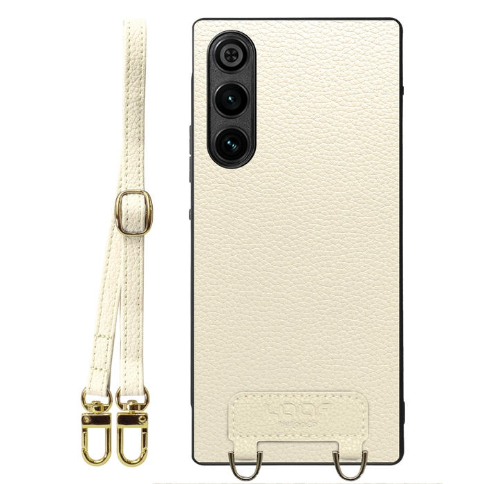[ LOOF LUXURY-SHELL SHOULDER ] REDMAGIC 10 Air nubia ショルダーストラップ付き シンプルでスマート 本革 シェル型ケース ショルダー ストラップ スマホショルダー [ REDMAGIC 10 Air ]