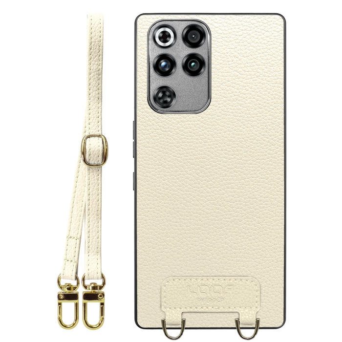 [ LOOF LUXURY-SHELL SHOULDER ] REDMAGIC 11 Pro NX809J ZTE nubia ショルダーストラップ付き シンプルでスマート 本革 シェル型ケース ショルダー ストラップ スマホショルダー [ REDMAGIC 11 Pro ]