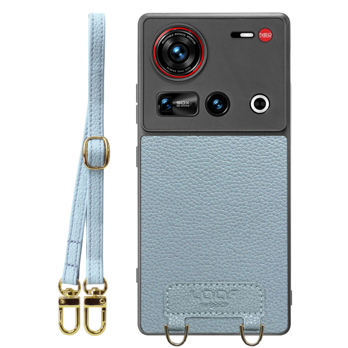 [ LOOF LUXURY-SHELL SHOULDER ] nubia Z70 Ultra ZTE ショルダーストラップ付き シンプルでスマート 本革 シェル型ケース ショルダー ストラップ スマホショルダー [ nubia Z70 Ultra / Z70S Ultra ]