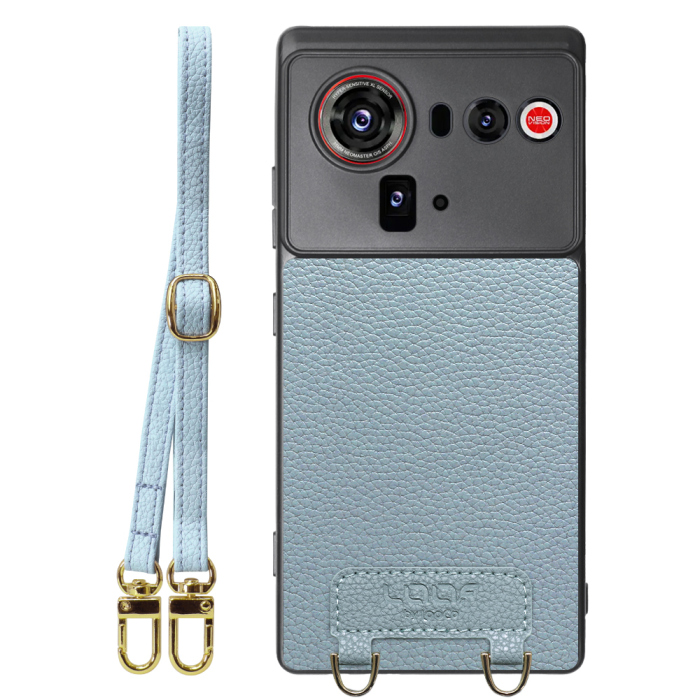 [ LOOF LUXURY-SHELL SHOULDER ] nubia Z80 Ultra NX741J ショルダーストラップ付き シンプルでスマート 本革 シェル型ケース ショルダー ストラップ スマホショルダー [ nubia Z80 Ultra ]