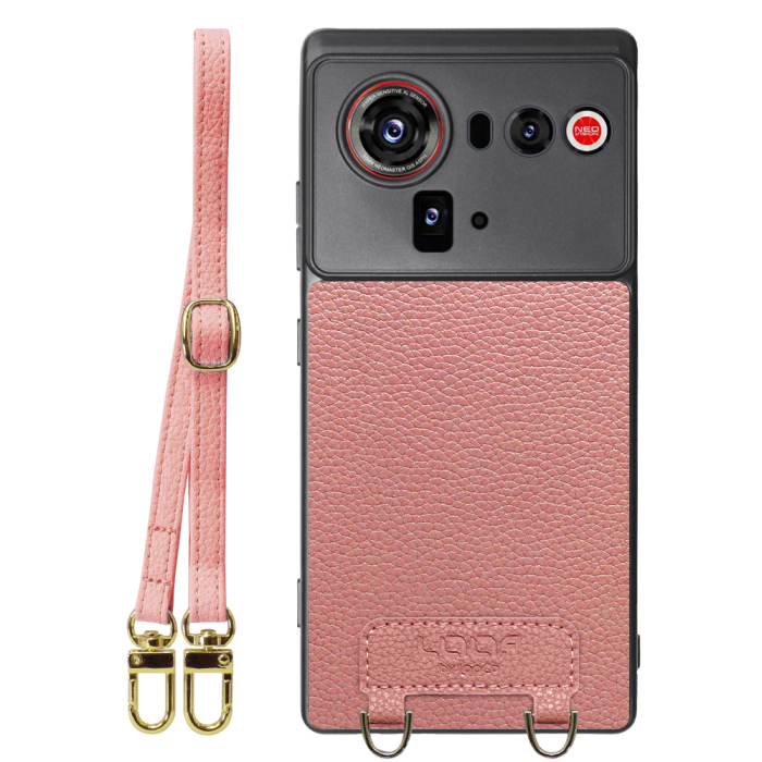 [ LOOF LUXURY-SHELL SHOULDER ] nubia Z80 Ultra NX741J ショルダーストラップ付き シンプルでスマート 本革 シェル型ケース ショルダー ストラップ スマホショルダー [ nubia Z80 Ultra ]