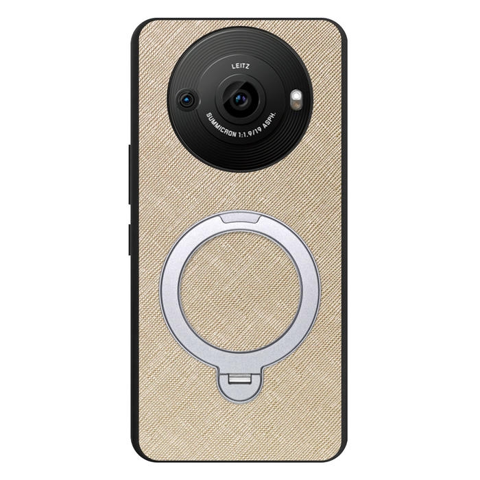 [ LOOF CASUAL MAG-RING Series ] AQUOS R8 pro SH-51D R8pro AQUOSR8pro スマホケース 背面 ケース カバー ハードケース マグネット内蔵の薄型多機能リング付 スタンド [ AQUOS R8 pro ]