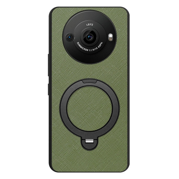 [ LOOF CASUAL MAG-RING Series ] AQUOS R8 pro SH-51D R8pro AQUOSR8pro スマホケース 背面 ケース カバー ハードケース マグネット内蔵の薄型多機能リング付 スタンド [ AQUOS R8 pro ]