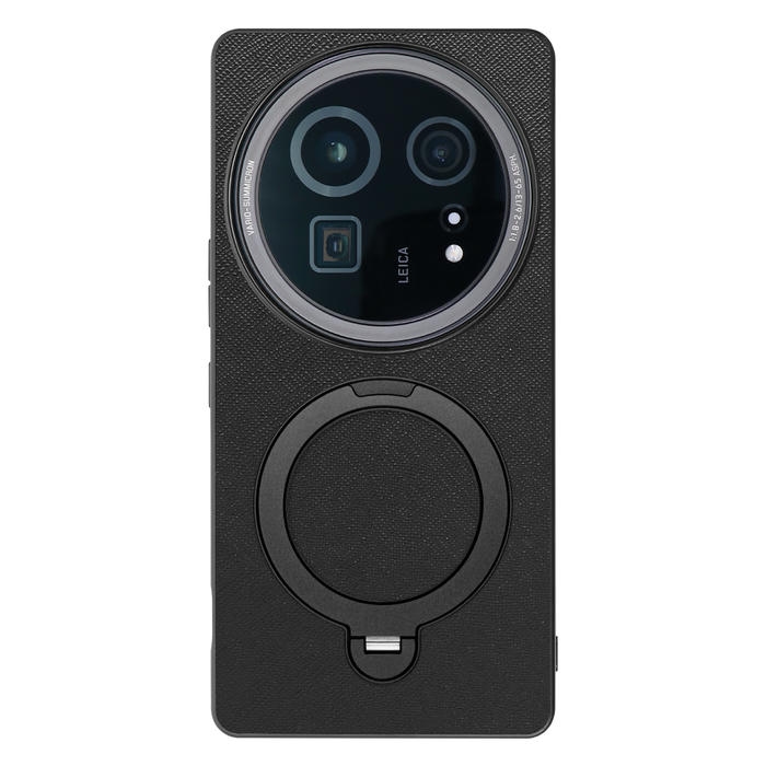 [ LOOF CASUAL MAG-RING Series ] AQUOS R9 pro SH-54E スマホケース 背面 ケース カバー ハードケース マグネット内蔵の薄型多機能リング付 スタンド [ AQUOS R9 pro ]