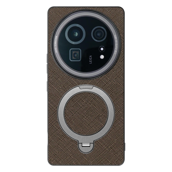 [ LOOF CASUAL MAG-RING Series ] AQUOS R9 pro SH-54E スマホケース 背面 ケース カバー ハードケース マグネット内蔵の薄型多機能リング付 スタンド [ AQUOS R9 pro ]