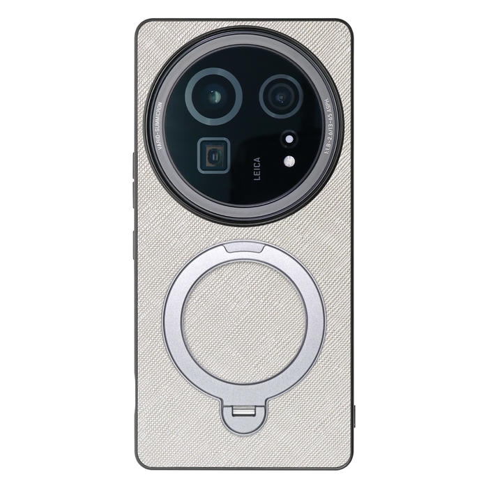 [ LOOF CASUAL MAG-RING Series ] AQUOS R9 pro SH-54E スマホケース 背面 ケース カバー ハードケース マグネット内蔵の薄型多機能リング付 スタンド [ AQUOS R9 pro ]