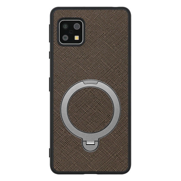 [ LOOF CASUAL MAG-RING Series ] AQUOS sense4 / sense4 lite / sense4 basic / sense5G / やさしいスマホ2 sense 4 4lite 4basic 5G sense4lite sense4basic スマホケース 背面 ケース カバー ハードケース マグネット内蔵の薄型多機能リング付 スタンド [ AQUOS sense4/4 lite/4 basic/sense5G/やさしいスマホ2 ]