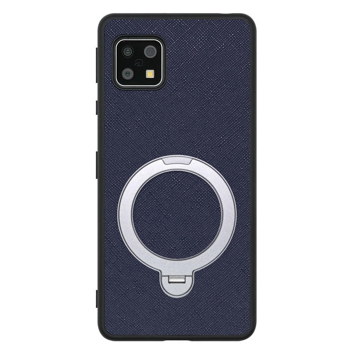 [ LOOF CASUAL MAG-RING Series ] AQUOS sense4 / sense4 lite / sense4 basic / sense5G / やさしいスマホ2 sense 4 4lite 4basic 5G sense4lite sense4basic スマホケース 背面 ケース カバー ハードケース マグネット内蔵の薄型多機能リング付 スタンド [ AQUOS sense4/4 lite/4 basic/sense5G/やさしいスマホ2 ]