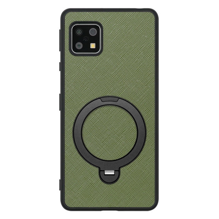 [ LOOF CASUAL MAG-RING Series ] AQUOS sense4 / sense4 lite / sense4 basic / sense5G / やさしいスマホ2 sense 4 4lite 4basic 5G sense4lite sense4basic スマホケース 背面 ケース カバー ハードケース マグネット内蔵の薄型多機能リング付 スタンド [ AQUOS sense4/4 lite/4 basic/sense5G/やさしいスマホ2 ]