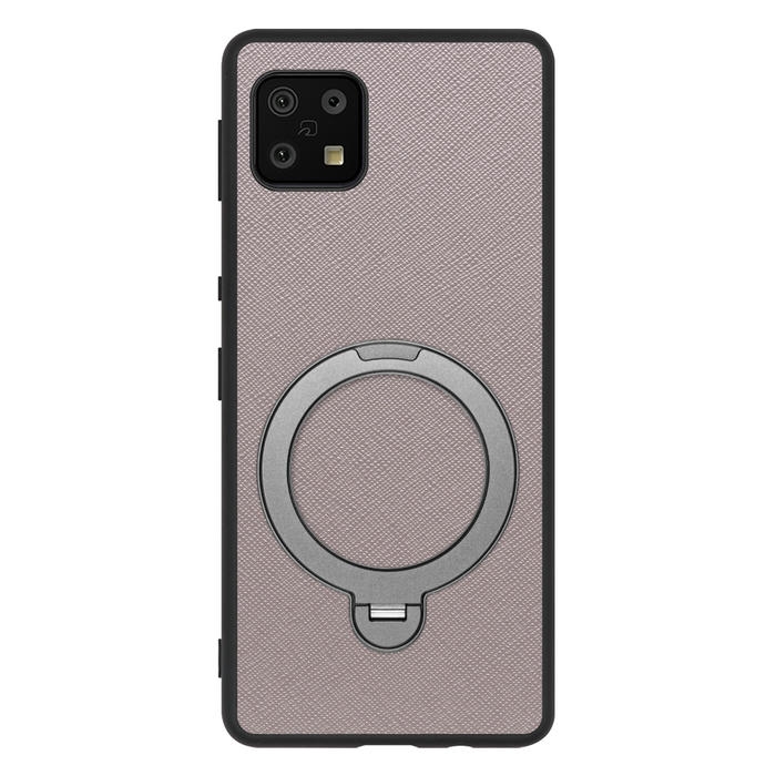 [ LOOF CASUAL MAG-RING Series ] AQUOS sense6s /sense6 sense 6s 6 スマホケース 背面 ケース カバー ハードケース マグネット内蔵の薄型多機能リング付 スタンド [ AQUOS sense6/sense6s ]