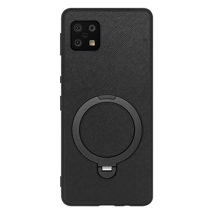[ LOOF CASUAL MAG-RING Series ] AQUOS sense6s /sense6 sense 6s 6 スマホケース 背面 ケース カバー ハードケース マグネット内蔵の薄型多機能リング付 スタンド [ AQUOS sense6/sense6s ]