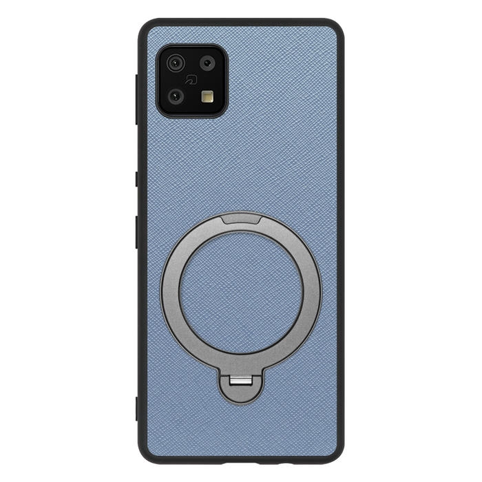[ LOOF CASUAL MAG-RING Series ] AQUOS sense6s /sense6 sense 6s 6 スマホケース 背面 ケース カバー ハードケース マグネット内蔵の薄型多機能リング付 スタンド [ AQUOS sense6/sense6s ]